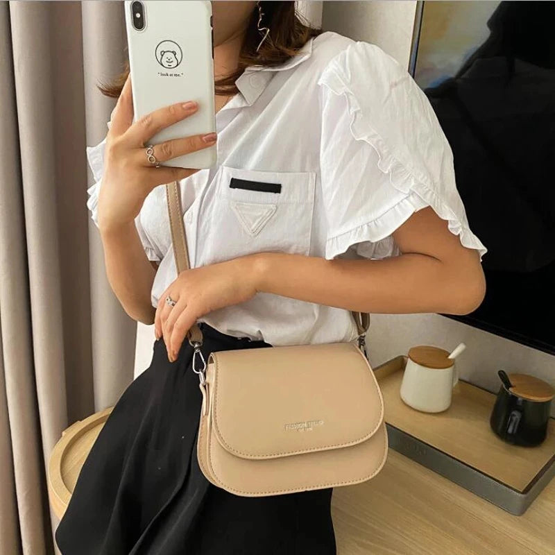 Yogodlns na moda sela bolsa de ombro feminina couro do plutônio crossbody saco simples cor sólida aleta saco do mensageiro designer bolsas bolsa