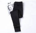 Inverno grosso feminino quente jeans magros simples estiramento veludo velo feminino cintura alta denim lápis calças roupas 36 38 40