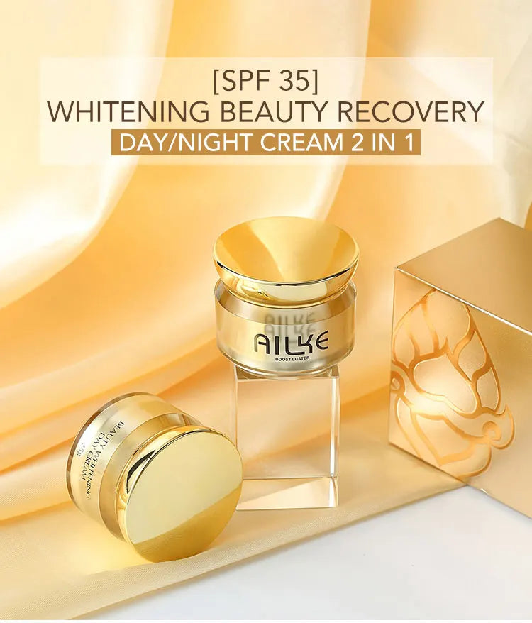 AILKE Corretor de manchas escuras, hidratação branqueadora, creme facial com spf35 + iluminação, tom de pele coreano, anti-queimaduras solares, cuidados com a pele do rosto