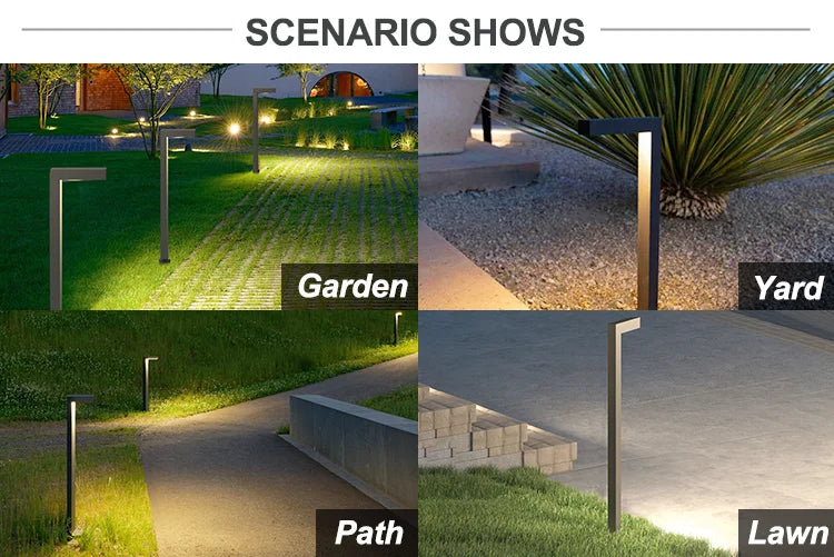 Hot Sale 12V AC/DC IP65 Waterproof Landscape Lighting Outdoor Light Pathway Garden Light Led Bollard