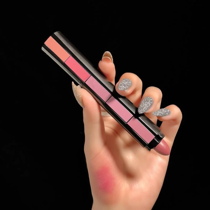 5 em 1 matte kit batom à prova dwaterproof água nude combinação lipgloss de longa duração veludo vermelho mostrar tez sexy batom matiz cosméticos