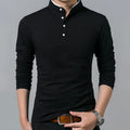 Venda quente 2026 primavera dos homens camiseta manga longa suporte básico blusa sólida camiseta topo casual algodão camiseta masculina