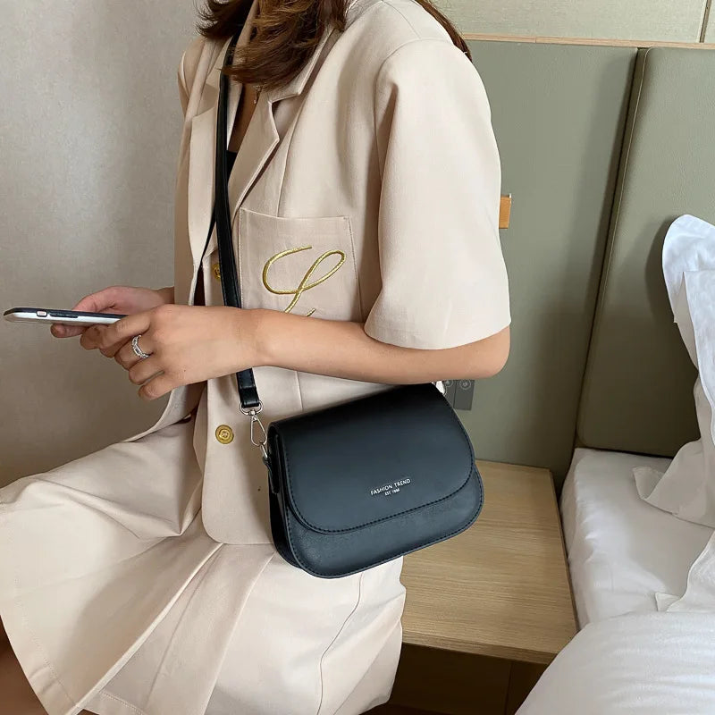 Yogodlns na moda sela bolsa de ombro feminina couro do plutônio crossbody saco simples cor sólida aleta saco do mensageiro designer bolsas bolsa