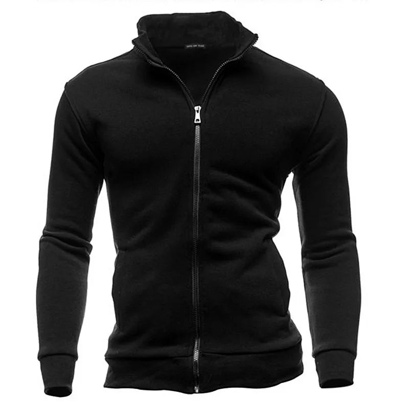 MRMT 2026 Novo Moletom Masculino Sem Capuz com Zíper e Gola Alta para Homens