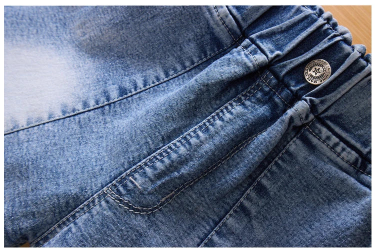 IENENS Roupas de verão para bebês meninas, shorts jeans, calças jeans, roupas infantis, calças curtas casuais para meninas, calças infantis