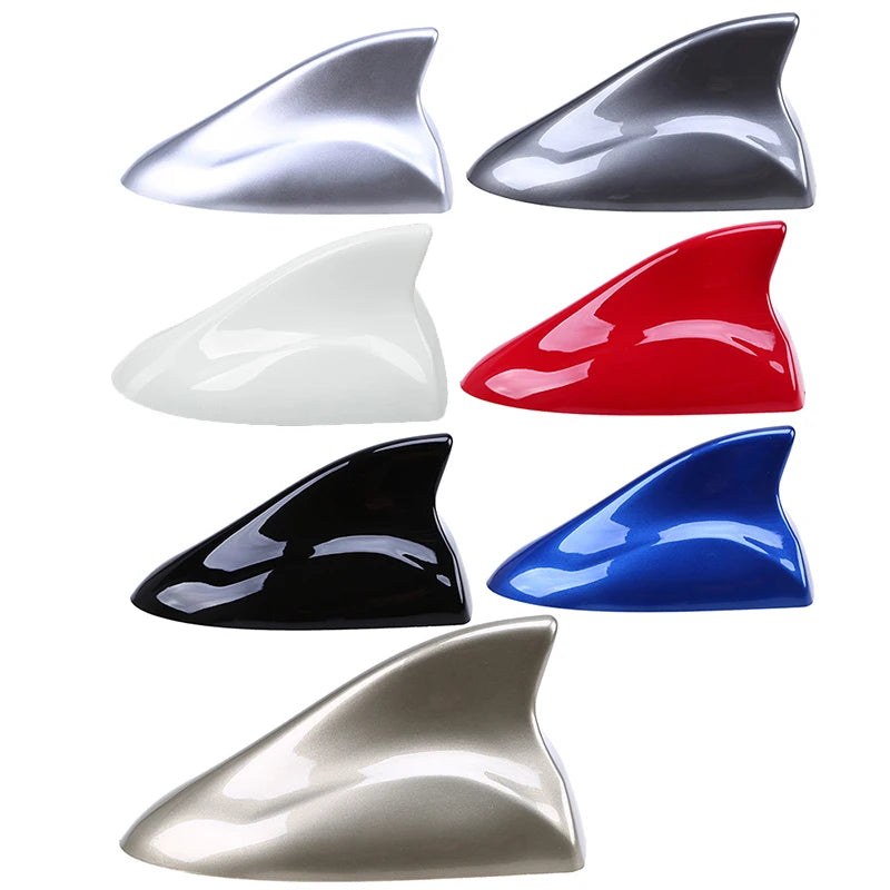 Possbay universal barbatana de tubarão do carro antena telhado decorativa fm am amplificador sinal para qashqai hyundai i20 kia ford bmw vw mazda 3