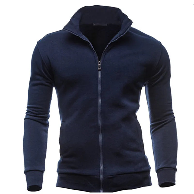 MRMT 2026 Novo Moletom Masculino Sem Capuz com Zíper e Gola Alta para Homens