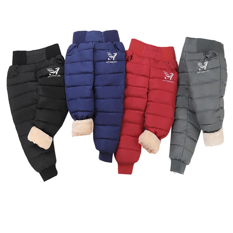 Calça de esqui de alta qualidade, Crianças, Inverno, Meninos, Meninas, Calça acolchoada para crianças, Meninas, 2022