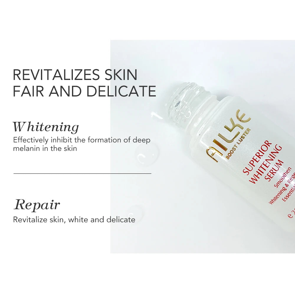 Creme facial clareador AILKE, reduz manchas escuras, rugas, melanina, mesmo tom de pele, com colágeno, glutationa, para todos os tipos de pele