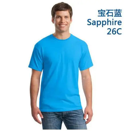 Camiseta Personalizada 2026 para Homens e Mulheres, Algodão, Manga Curta, Imprima Sua Própria Imagem, LOGO ou Texto