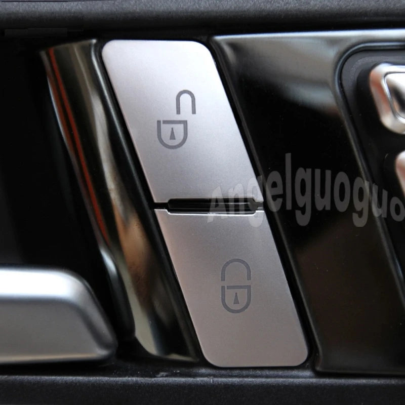 Angelguoguocar etiqueta da guarnição da janela para mercedes benz a/b/c (w204)/e (w212)/gla/cla/glk/gle-class