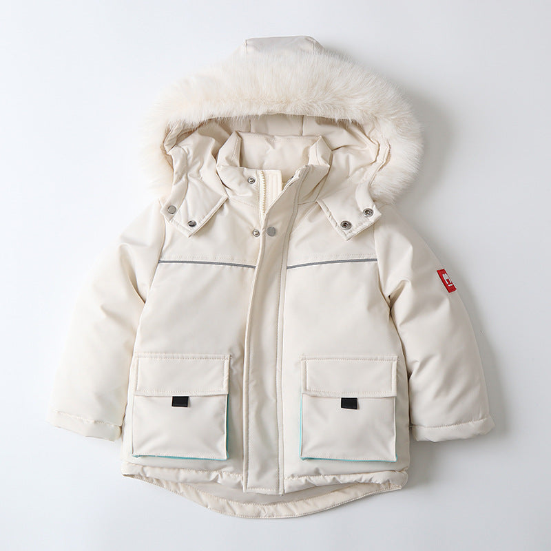 Terno de esqui infantil, jaqueta e calças à prova de vento e à prova d'água, casaco de neve, macacão, calças para baixo, parkas, conjuntos macios e quentes