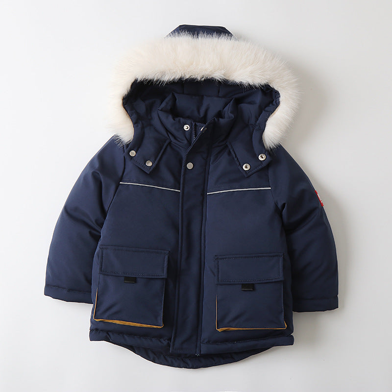 Terno de esqui infantil, jaqueta e calças à prova de vento e à prova d'água, casaco de neve, macacão, calças para baixo, parkas, conjuntos macios e quentes