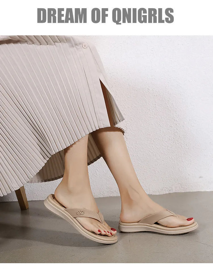 Dropshipping atacado preço das mulheres flip-flops tamanho grande sola macia chinelos personalizados para as mulheres sandale femme eté 2023 luxe