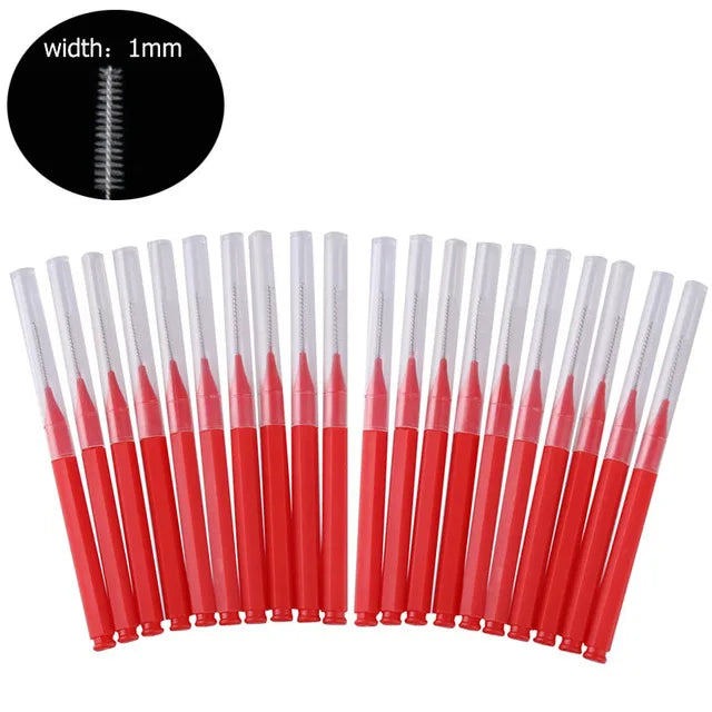 Descartável Brow Lifting Brushes, Mini Escova De Sobrancelha, Bendable Micro Cílios Aplicadores, Ferramentas De Maquiagem, Bendable, 20Pcs