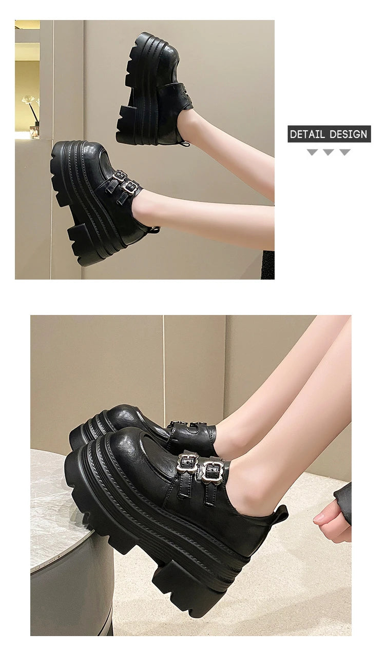 10cm plataforma feminina mocassins sapatos apartamentos casuais aconchegantes sapatos esportivos mulher 2024 tendência outono designer tênis andando mujer zapatos
