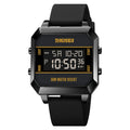 Skmei 2time led luz entusiasta jovem à prova dwaterproof água digital esporte relógios masculino data alarme nova moda relógio de pulso reloj hombre