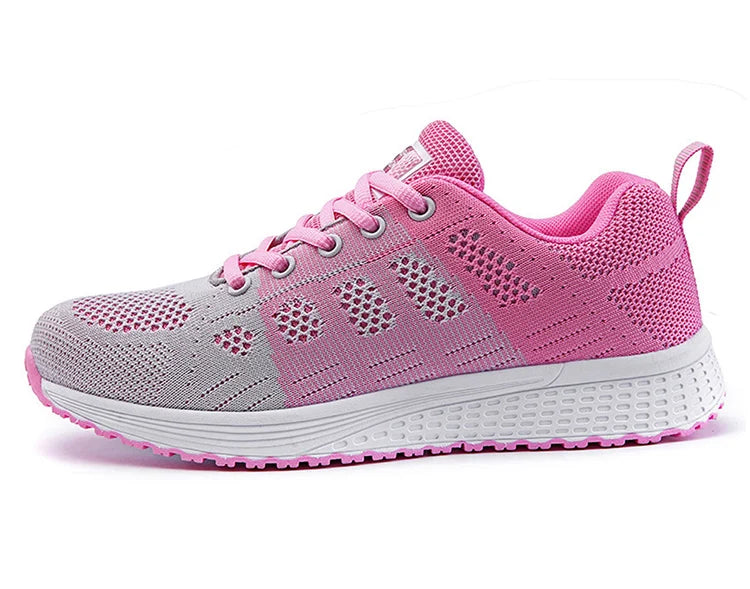 Tênis Esportivos Femininos da Moda para Academia, Tênis de Primavera com Cores Mistas, Sapatilhas Casuais Femininas, Tênis de Treino, Tenis Mujer