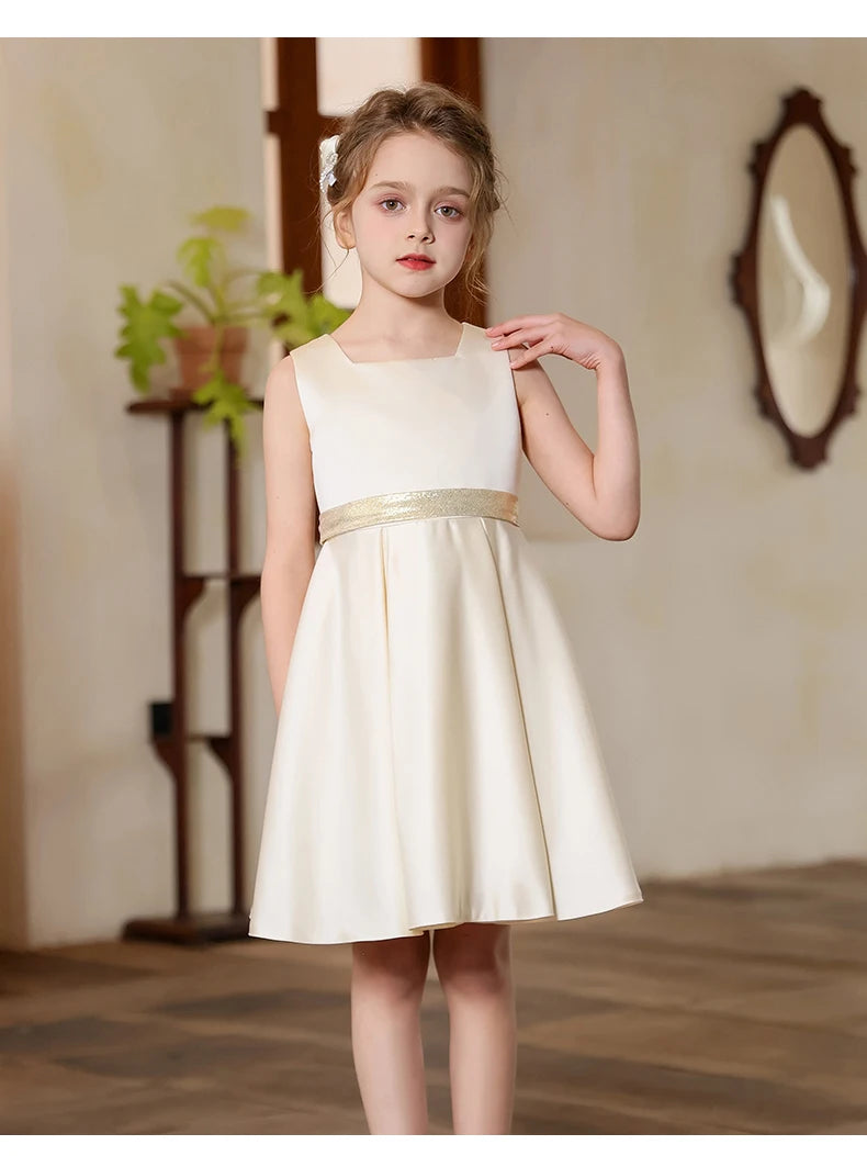 Fantasia princesa cerimônia de casamento vestido festivo para a menina crianças traje da dama de honra luxo piano desempenho vestidos crianças roupas