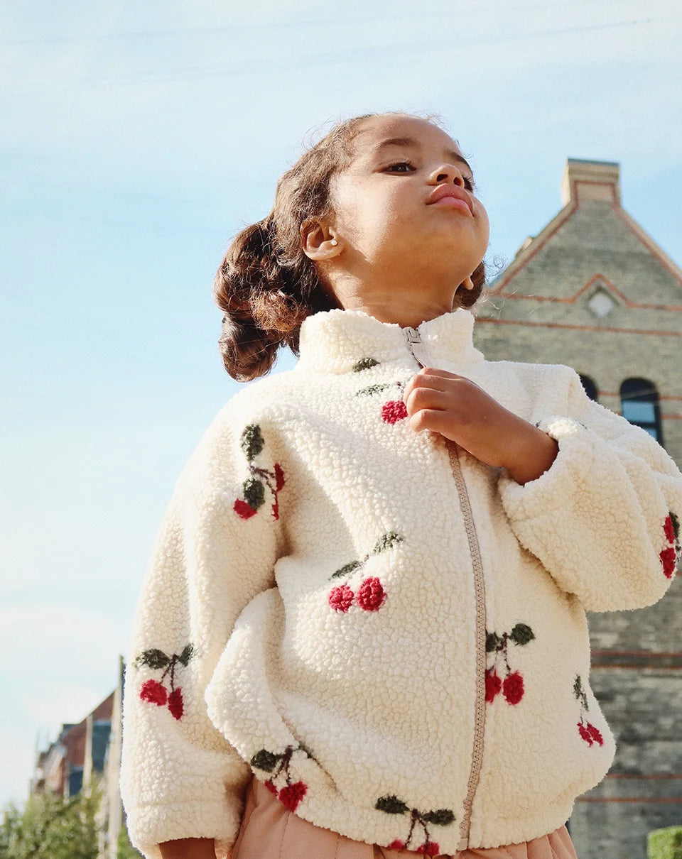 2024 inverno ks crianças algodão lã de cordeiro quente outerwear roupas meninas impressão casacos do bebê meninos mais jaquetas de lã crianças roupas