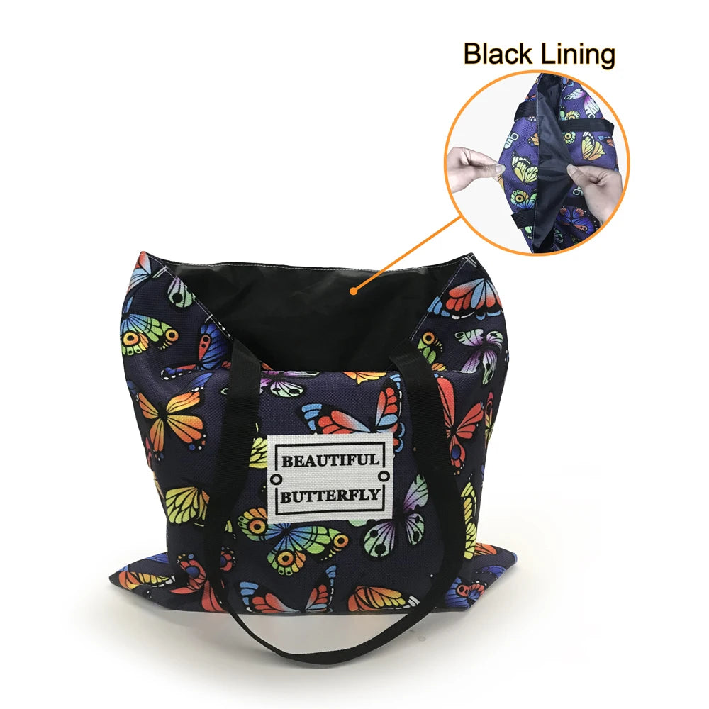 Alphonse Beauty Print Bolsa para Mulheres, Sacos De Compras De Armazenamento Reutilizável, Totes Casuais, Pintura A Óleo, Elegante Senhoras Tote