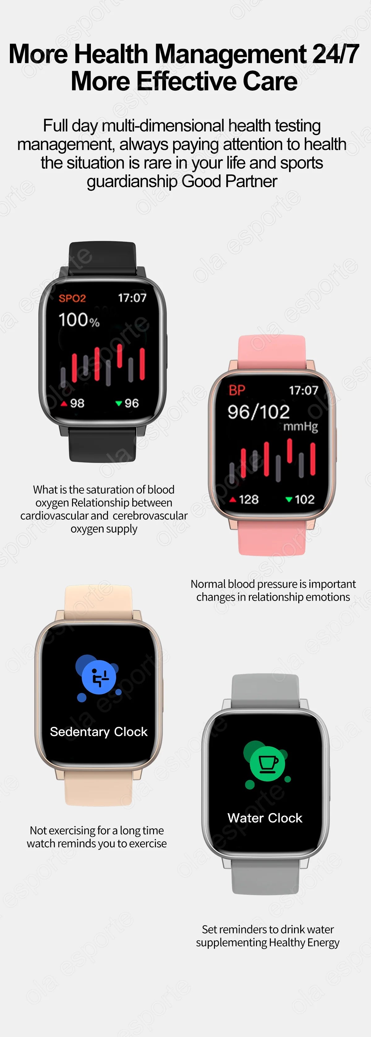 Relógio inteligente 2025 bluetooth chamada sono freqüência cardíaca monitoramento de saúde gps relógios para homens mulheres esporte fitness à prova dwaterproof água smartwatch