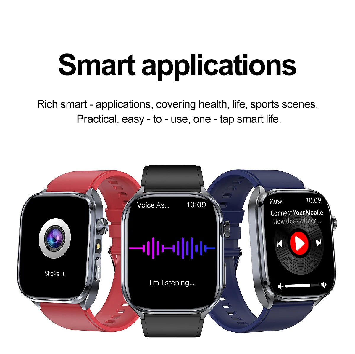 Novo Smartwatch 2026 com ECG Preciso, Análise de Saúde Cardíaca, Análise de Sangue, Lipídios no Sangue, Pressão Arterial e Chamada Bluetooth para Homens