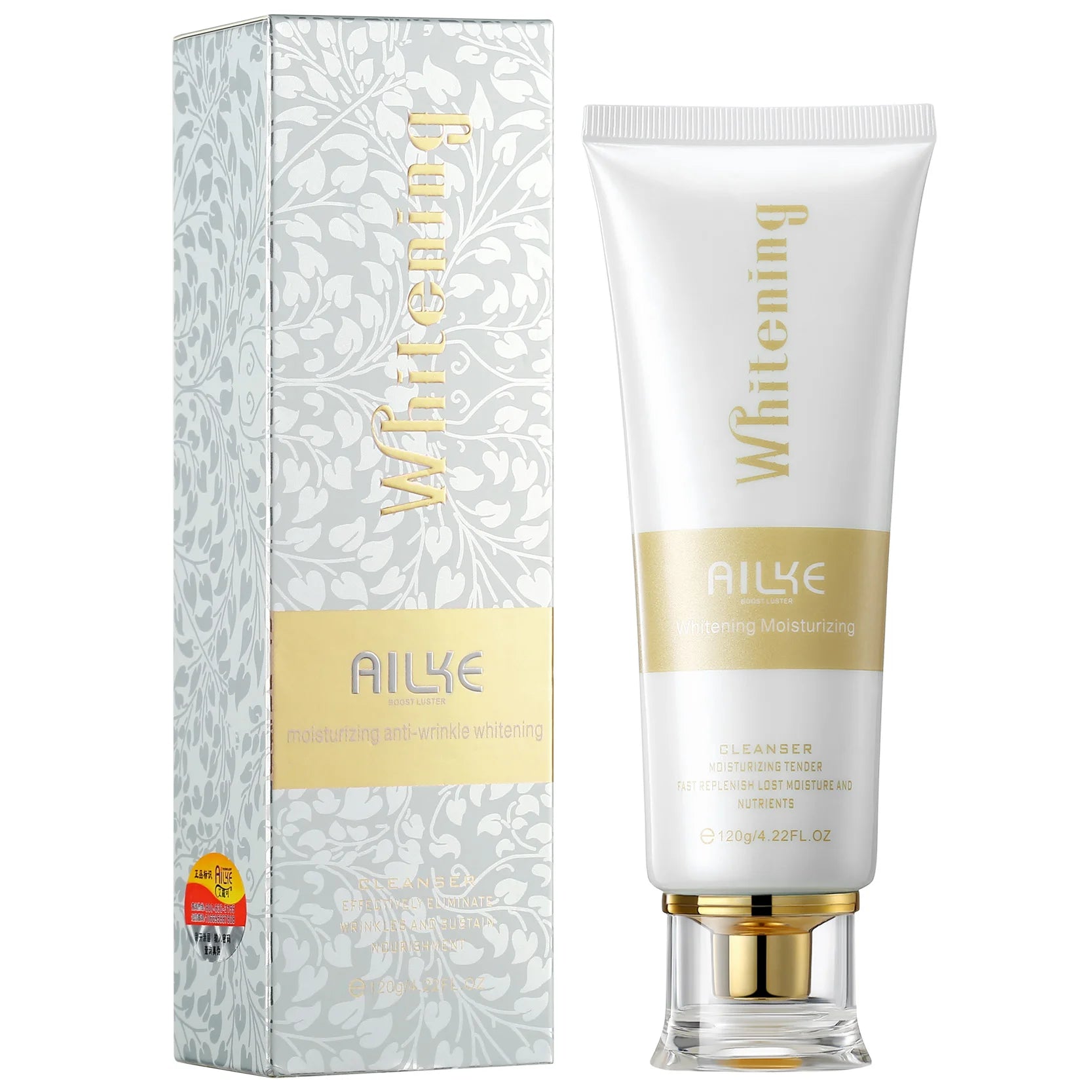 AILKE Clareador Anti-rugas Sardas Creme Facial Com Colágeno Ácido Hialurônico Rosa Cuidados Com A Pele Mulheres Coreano Conjunto Hidratante Facial