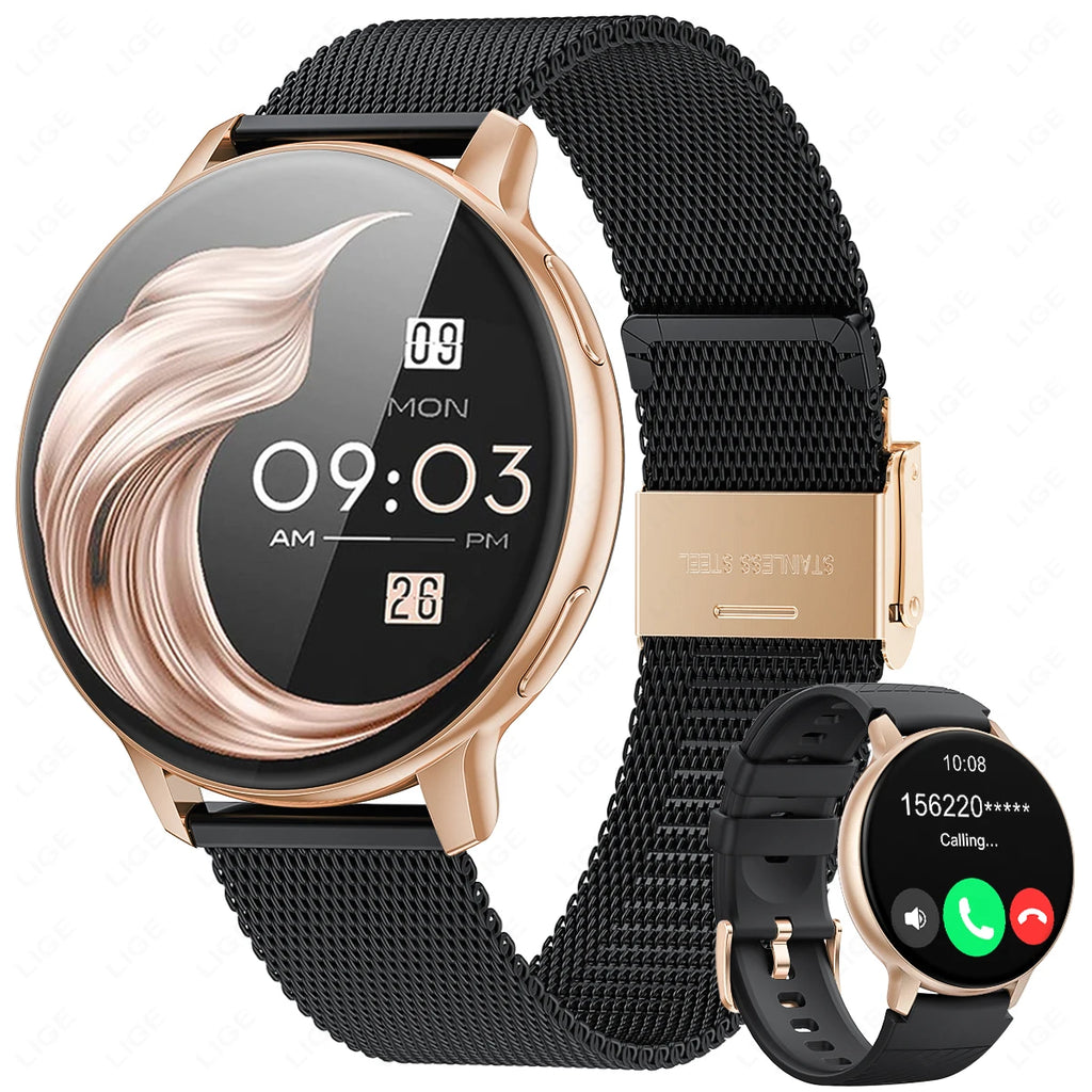 Foxbox relógio inteligente monitoramento de saúde esporte rastreador fitness bluetooth chamada à prova dwaterproof água das mulheres dos homens luxo smartwatch para ios android