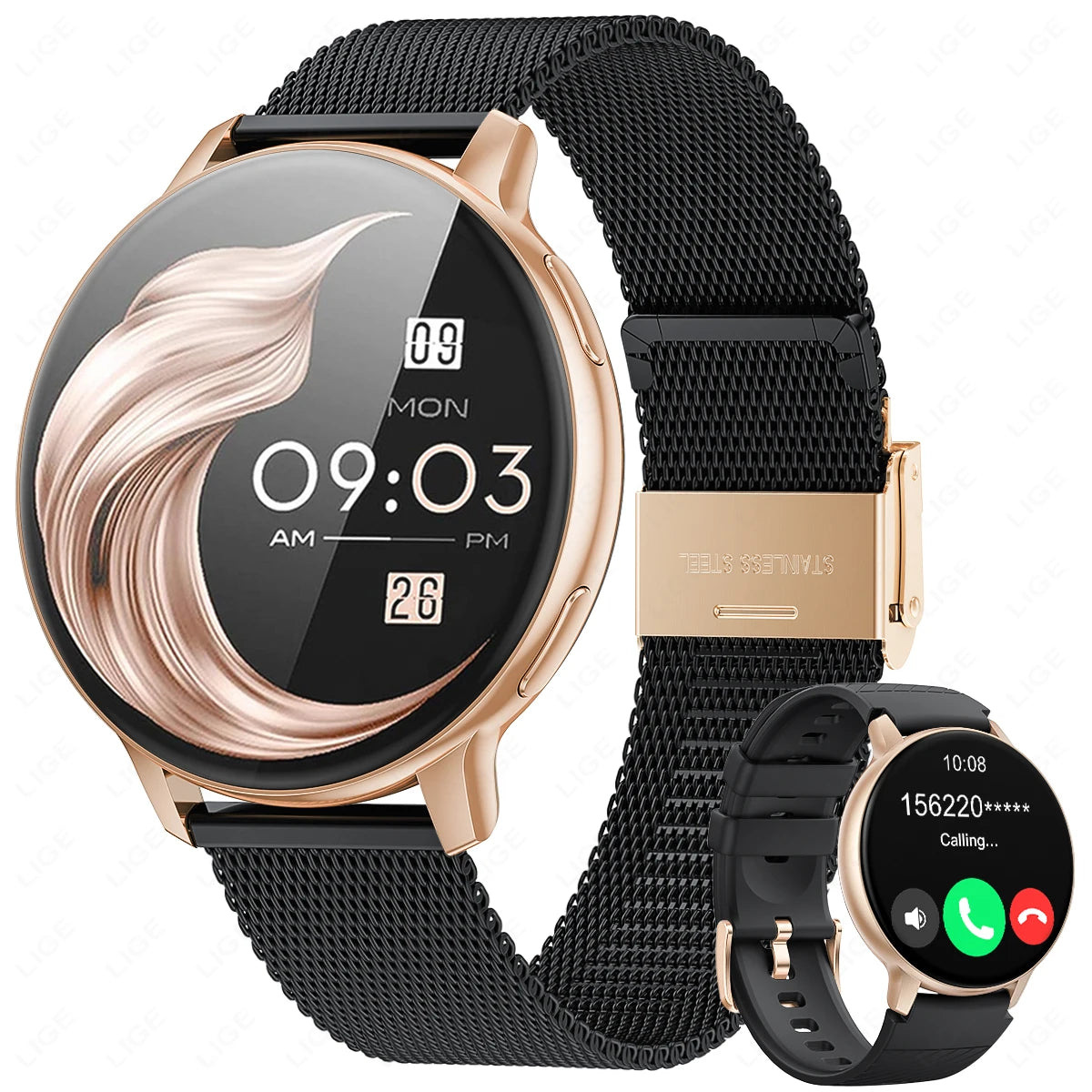 Foxbox relógio inteligente monitoramento de saúde esporte rastreador fitness bluetooth chamada à prova dwaterproof água das mulheres dos homens luxo smartwatch para ios android