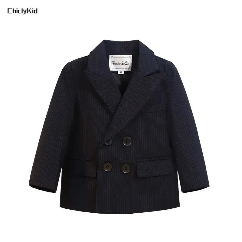 Meninos primavera outono terno jaqueta crianças festa blazers fraque topo crianças vestido formal casamento smoking desempenho casaco de manhã
