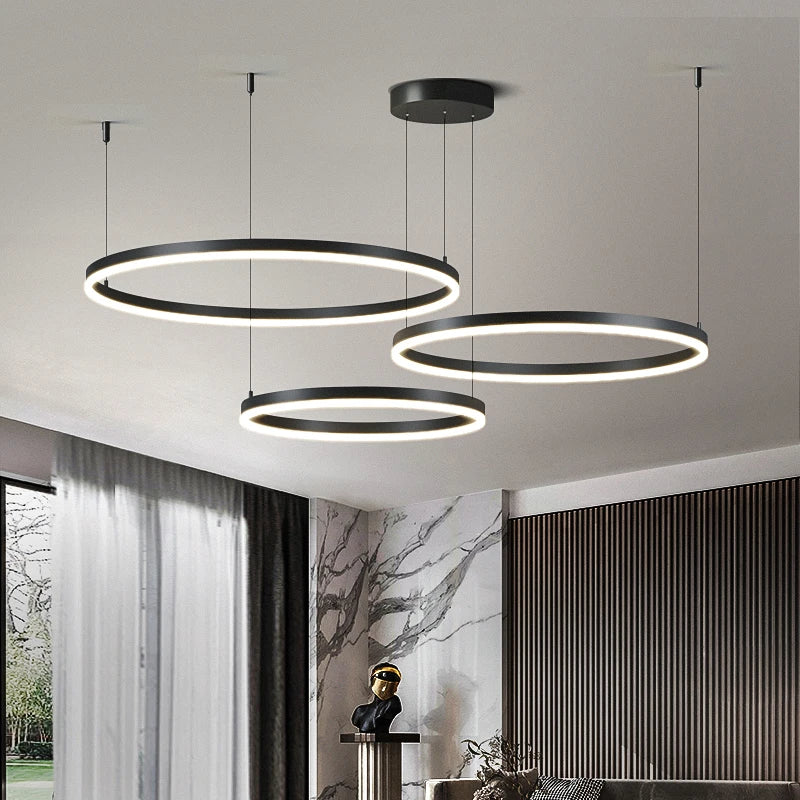 Decoração moderna para casa luzes led pingente luz lâmpadas para sala de estar lustres para sala de jantar pendurado luz iluminação interior