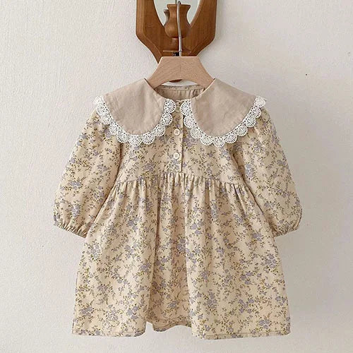 2025 nova primavera irmã vestido crianças roupas crianças vestidos de princesa manga comprida algodão bordado 1-6yrs bebê menina vestido de festa