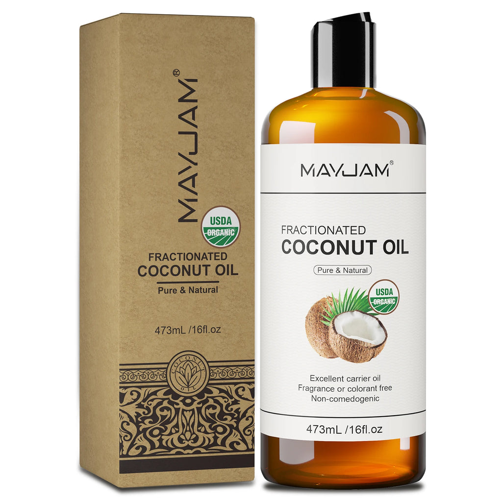 USAD Óleo de Rícino Orgânico Prensado a Frio Óleo Transportador Natural Puro para Massagem Boby Hidratante Rosto, Cabelo, Pele e Crescimento de Cílios
