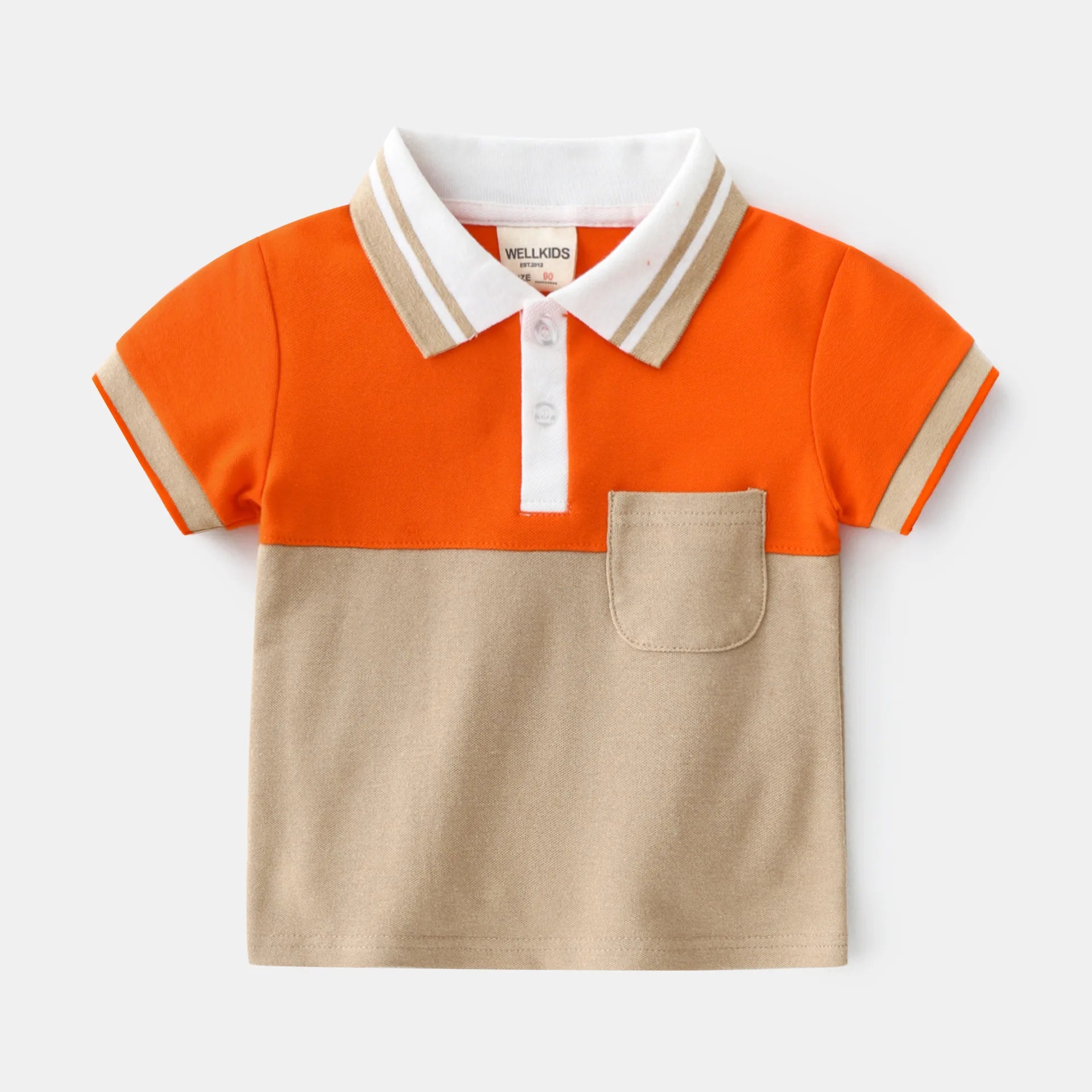 Moda meninos polo camisas de algodão em linha reta formal criança camiseta verão crianças roupas dos miúdos
