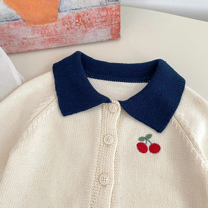 2025 novo outono 0-5yrs bebê meninas conjunto de roupas manga comprida malha cardigan casaco + saia curta crianças roupas de malha terno