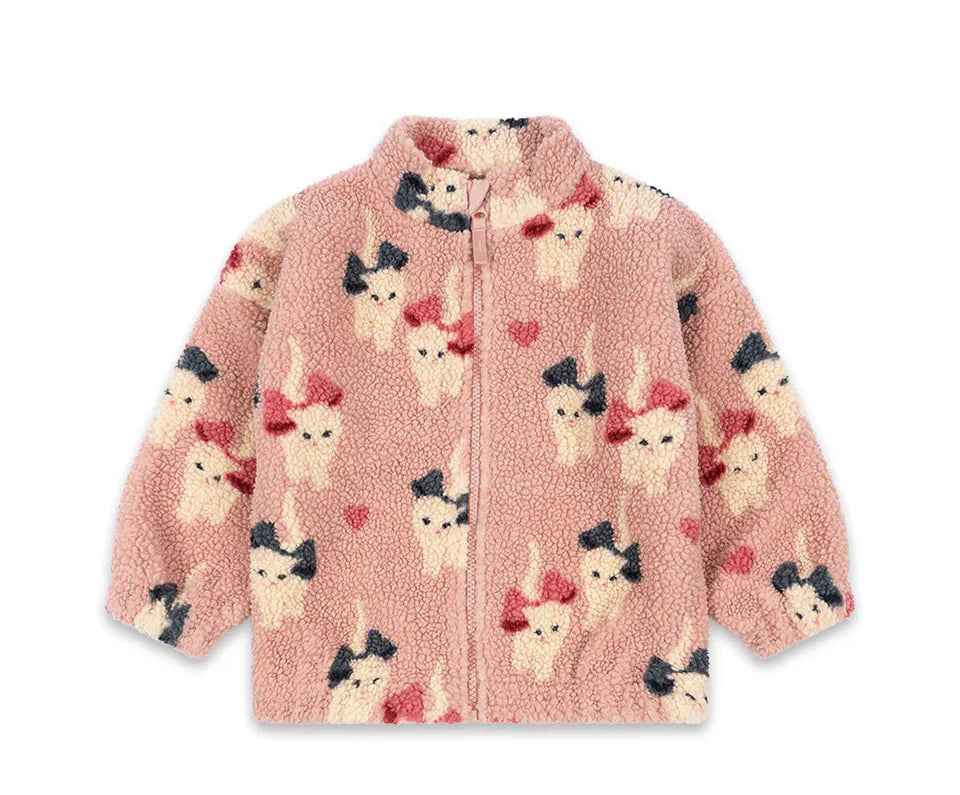 2024 inverno ks crianças algodão lã de cordeiro quente outerwear roupas meninas impressão casacos do bebê meninos mais jaquetas de lã crianças roupas