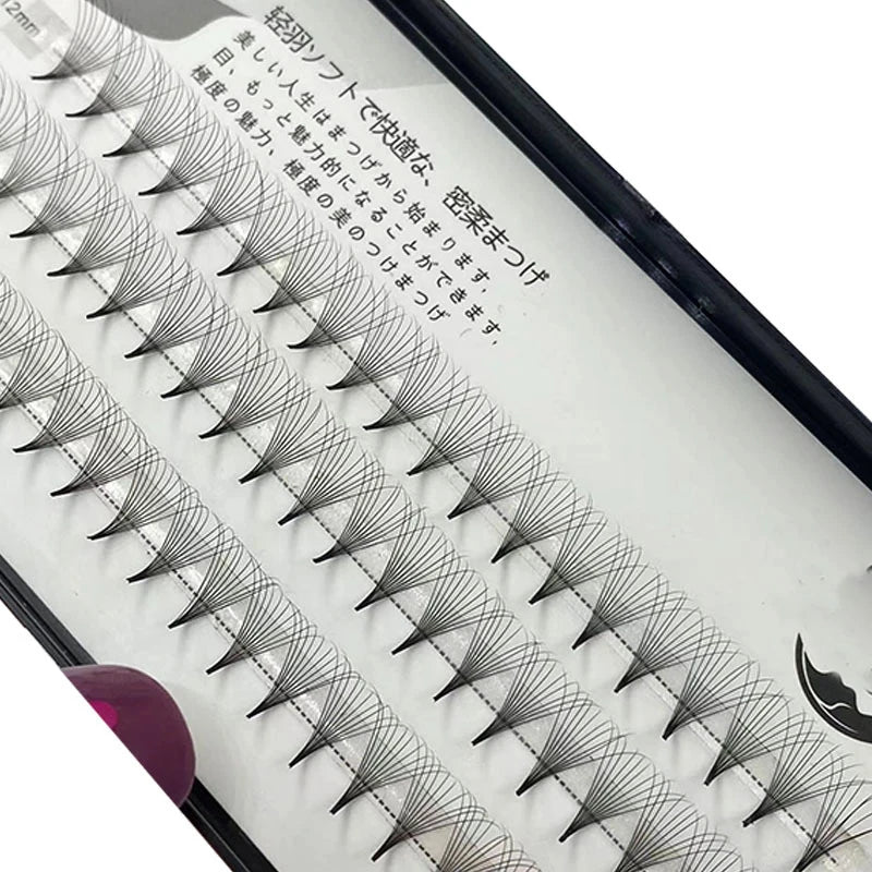 Novos fãs de volume russo pré-fabricados 10d/20d maquiagem profissional falso pacote de extensão de cílios postiços