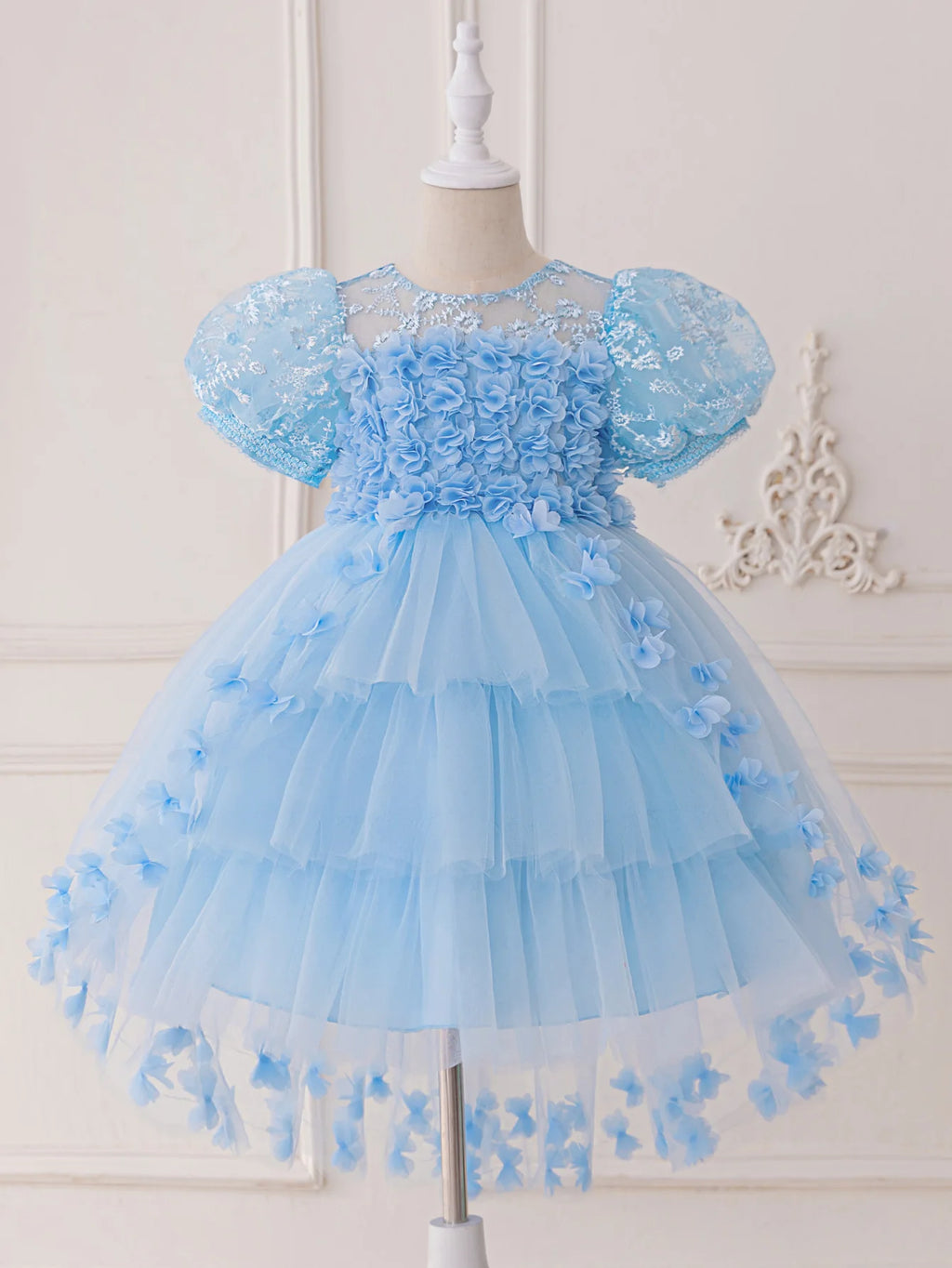 Crianças jovens meninas vestidos para festas piano concertos chiffon plissado vestidos de princesa vestidos de festa meninas vestidos de malha