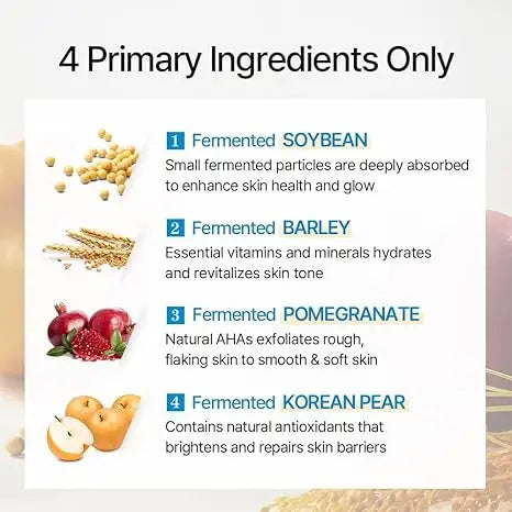 Mixsoon Essência de Feijão - Exfoliante, Hidratante, Extrato de Feijão Fermentado, Fórmula Suave para Pele Suave 50ml / 1,69 fl.oz. Coreano