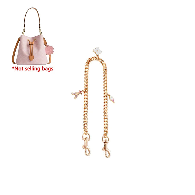 Corrente Extensora de Bolsa Cherry para Bolsas Femininas Rowan22 - Acessório Durável, Moderno e Elegante para Presente de Dia dos Namorados