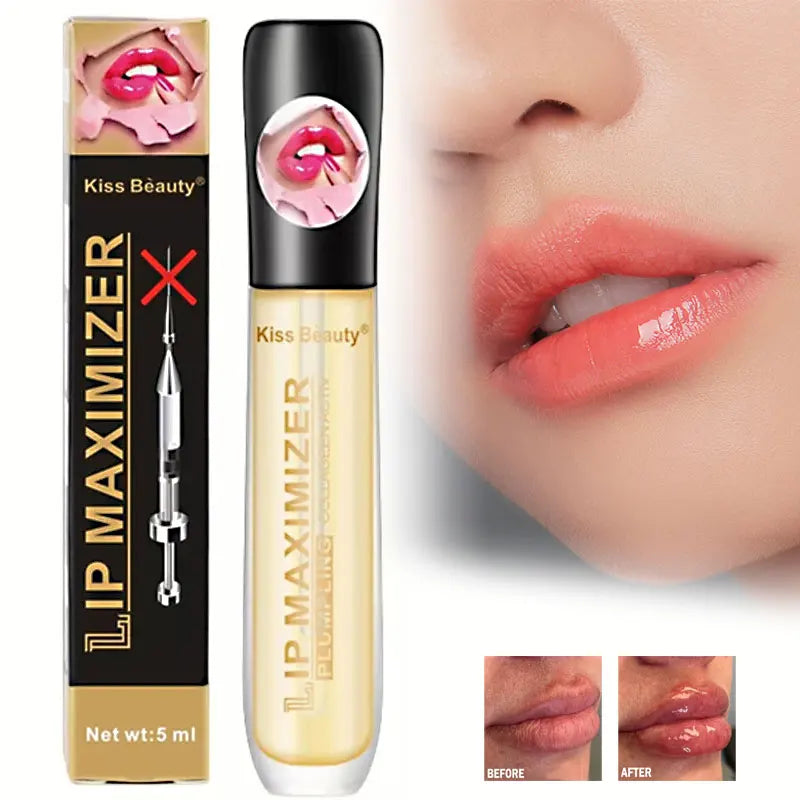 Brilho labial transparente, óleo labial hidratante, reparação, reduz a linha fina dos lábios, iluminar, melhorar os cosméticos do soro labial