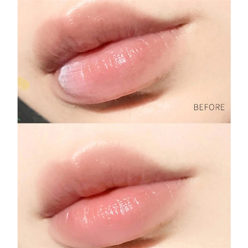 Bálsamo labial cura hidratante máscara labial totalmente natural para lábios secos hidratante labial poder cuidados com os lábios reparação nutritiva