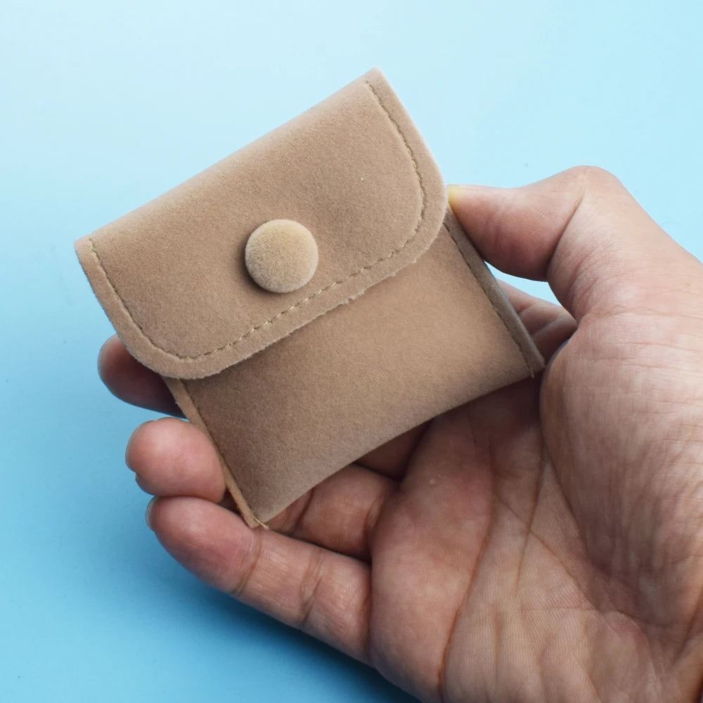 1pc mini bolsa de moedas de tecido veludo pano saco de dinheiro carteira