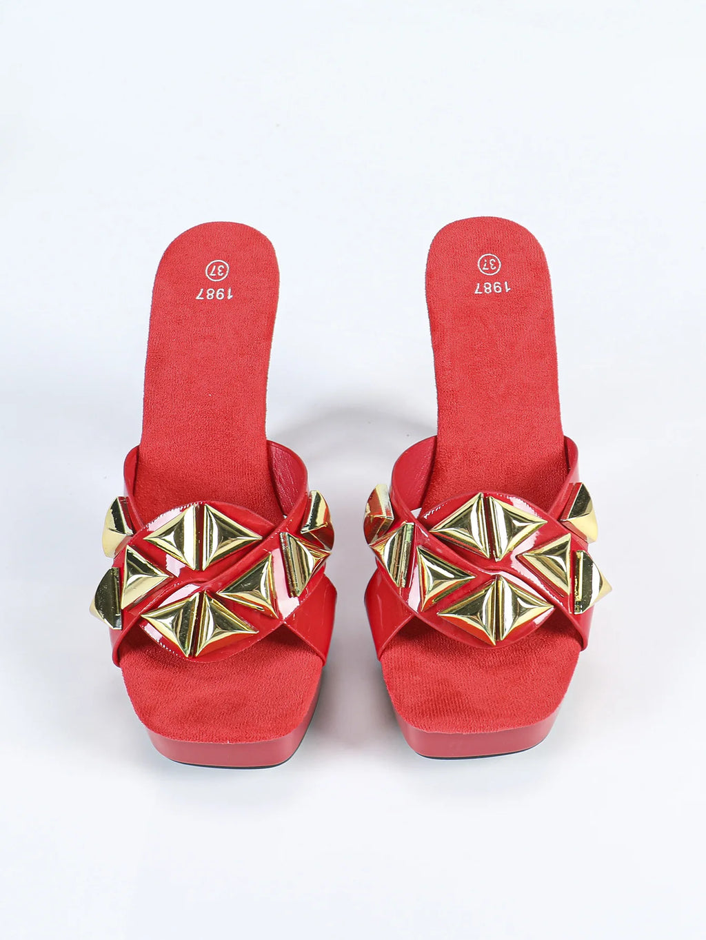 Sapatos femininos 2025 nova plataforma chinelos para mulher 12cm estilo estranho fretwork salto alto verão dedo do pé quadrado oco para fora sandálias