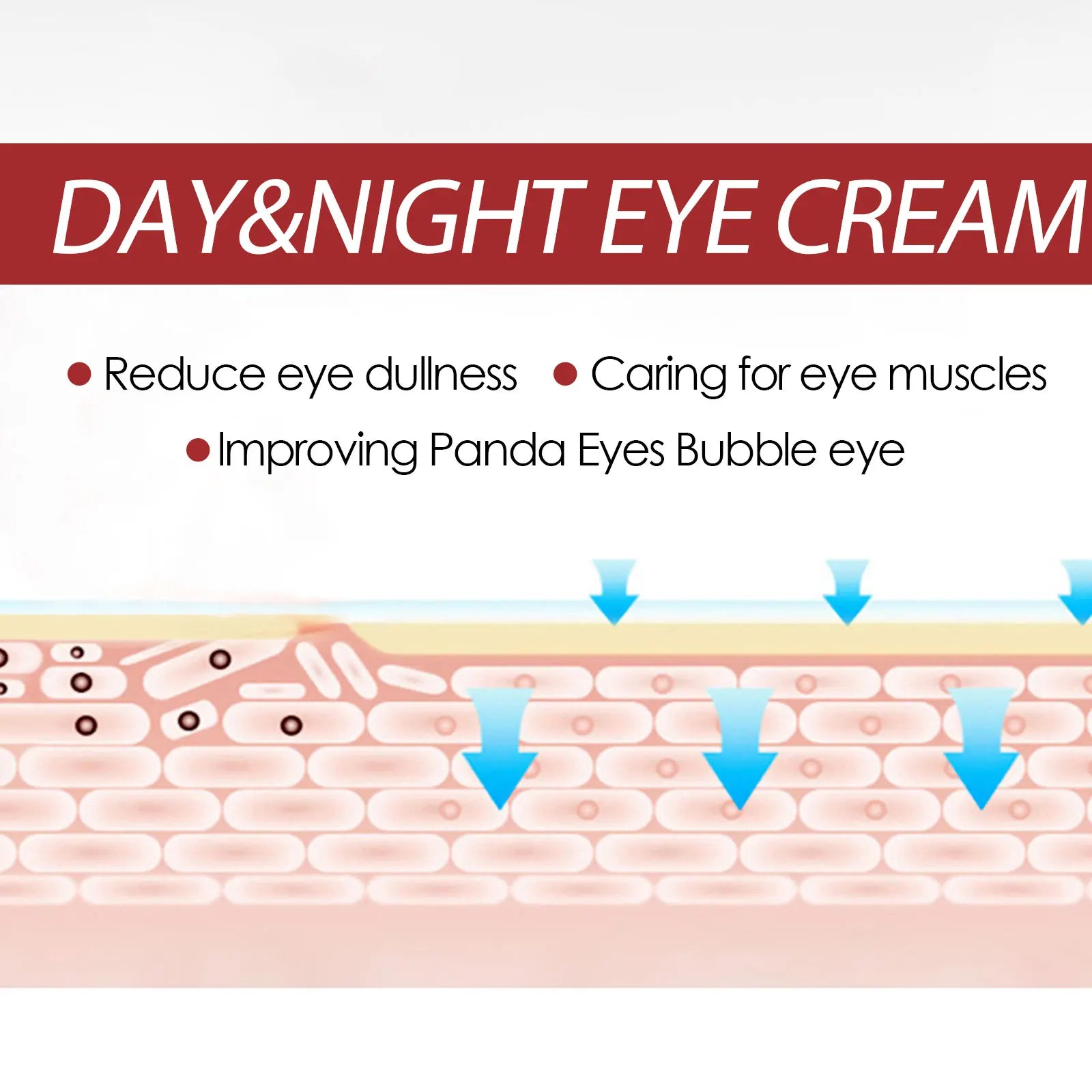 Eelhoe retinol olho vara 4g sob tratamento ocular círculo escuro redução de inchaço anti envelhecimento rolo linhas finas hidratante