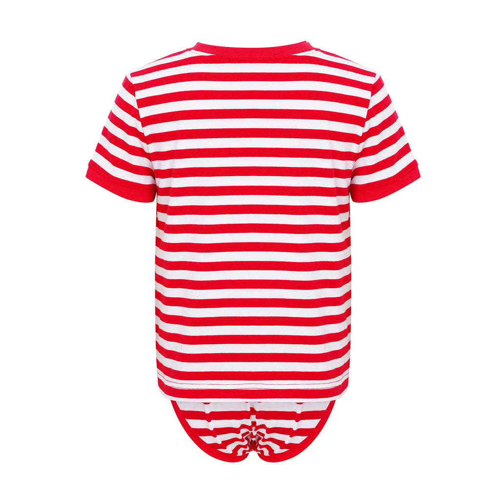 Roupas Adaptativas para Crianças com Necessidades Especiais, Macacão de Manga Curta com Botão Pressionado, Estilo T-shirt 2 em 1