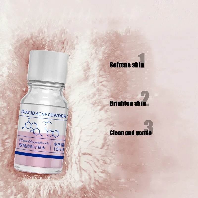 Essência concentrada de acne com ácido salicílico rosa de 10ml - contendo ácido salicílico, ácido lactose, calamina, ácido duplo, cuidado duplo, s
