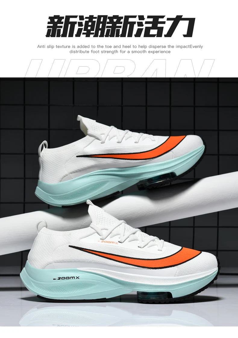 Novo 2025 profissional placa tênis de corrida maratona ultra leve esportes amortecedor sapatos masculinos e femininos