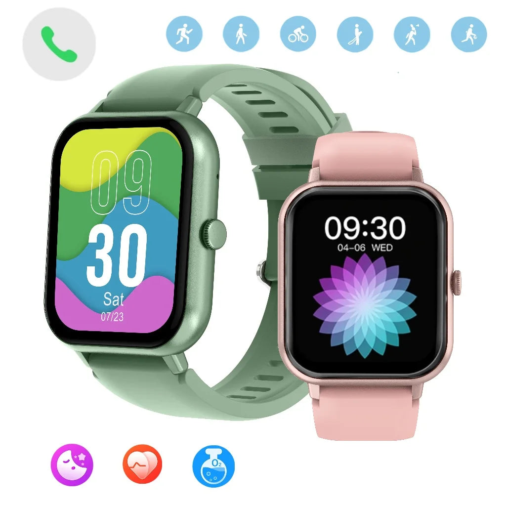 Novo Relógio Inteligente Digital com Monitor de Batimentos Cardíacos Smartwatch 2026 Android Relógios Esportivos Eletrônicos para Homens e Mulheres Rastreador de Fitness para iOS